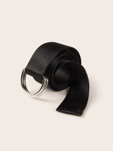 SHEIN D-ring Buckle Ribbon Waist Belt