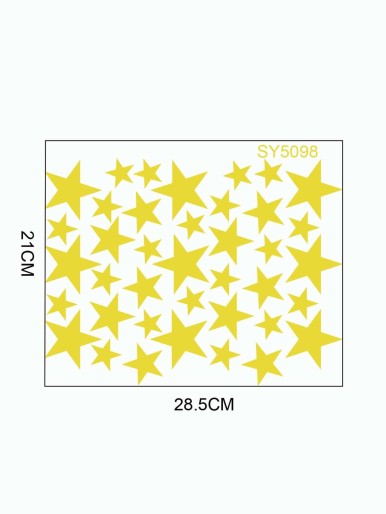 Star Print Wall Sticker
