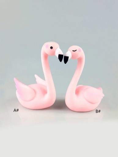 Flamingo Shaped Decorative Object 1pc