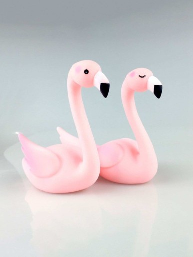Flamingo Shaped Decorative Object 1pc