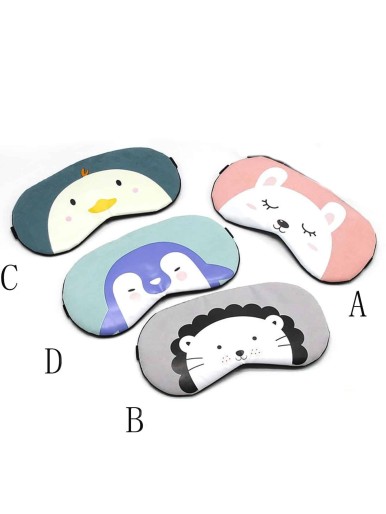 Cartoon Animal Print Sleep Eye Cover 1pc