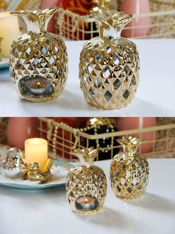 1pc Pineapple Shaped Candle Holder