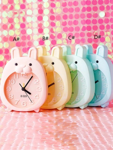 1pc Cartoon Rabbit Alarm Clock