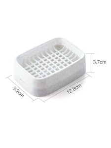 1pc Double Layer Drain Soap Dish