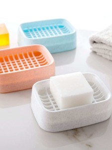 1pc Double Layer Drain Soap Dish