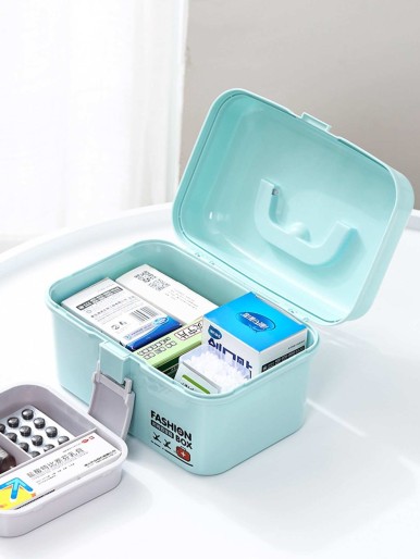 1pc Household Medicine Storage Box