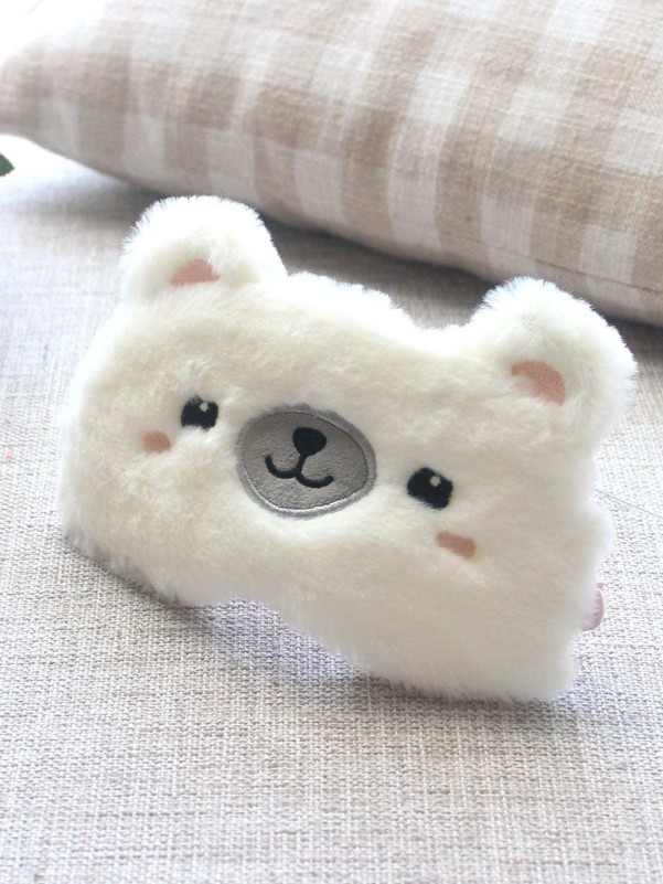 Bear Plush Eye Cover