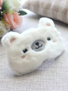 Bear Plush Eye Cover