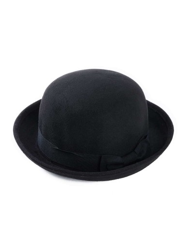 Bow Detail Bowler Hat