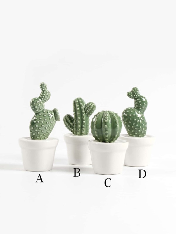 Simulation mousse Cactus Figurine vif Cactus décor vitrine décor Table  mousse