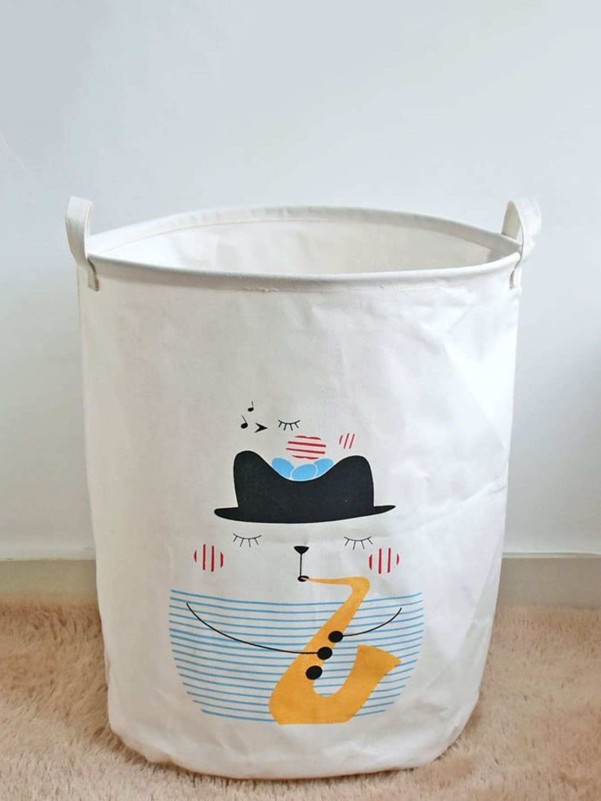 Cartoon Print Bucket Organizer