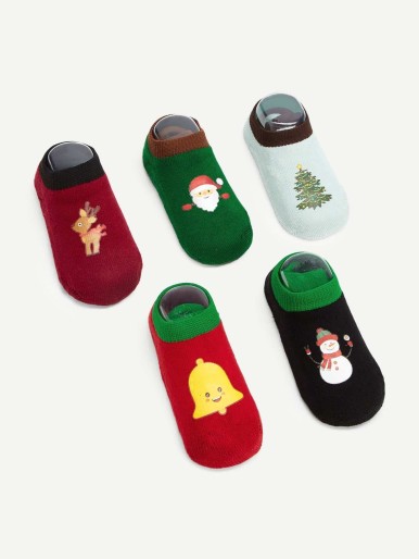 Christmas Baby Socks 5pairs