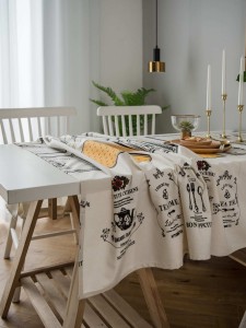 Cutlery Print Table Cloth
