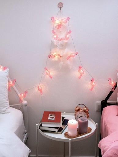 Flamingo Shaped Bulb String Light