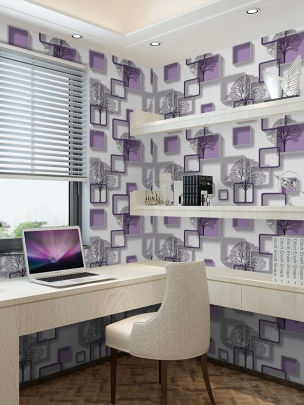 Geometric Pattern Print Wallpaper