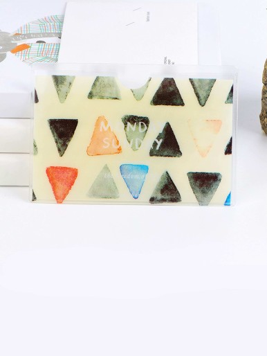 Triangle Patchwork Card Sleeve