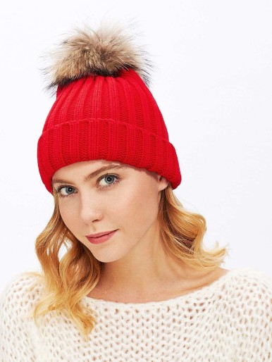 Knit Pom Beanie