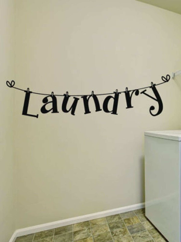 Laundry Wall Sticker