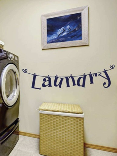 Laundry Wall Sticker