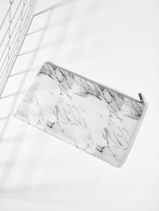 Marble Pattern Makeup Bag