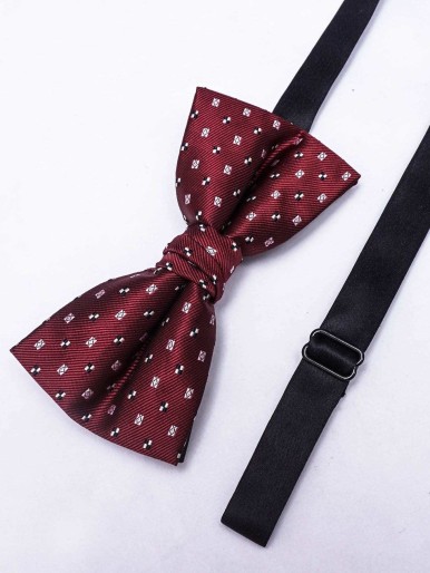 Men Geometric Bow Tie