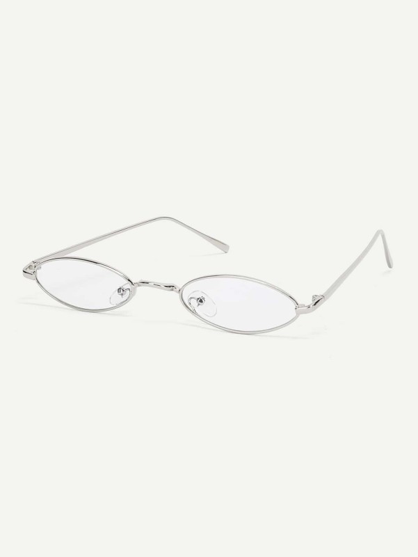 Men Oval Frame Glasses