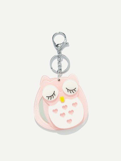Owl Shaped Keychain
