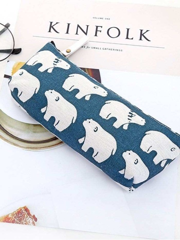 Polar bear Printed Pencil Case