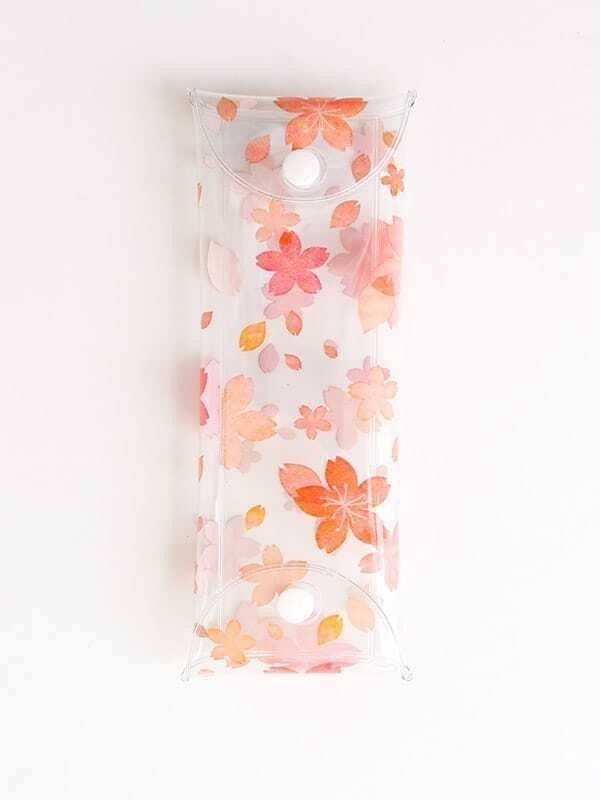 Random Clear Pencil Case 1pc