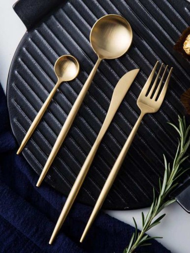 4pcs Stainless Steel Cutlery Set