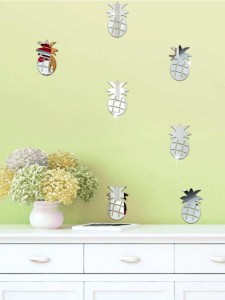 Pineapple Mirror Wall Sticker Set 12pairs