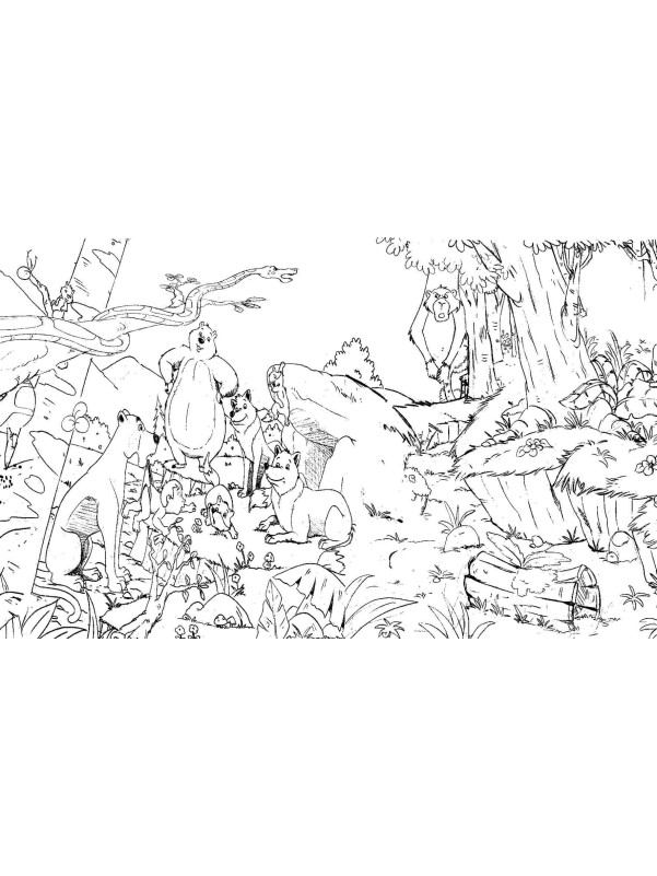 Large educational coloring pages fairy tales