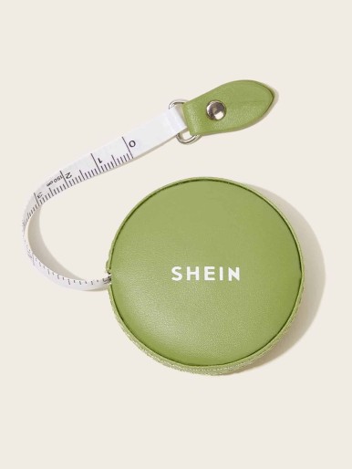 SHEIN Logo PU Tape Measure 1pc