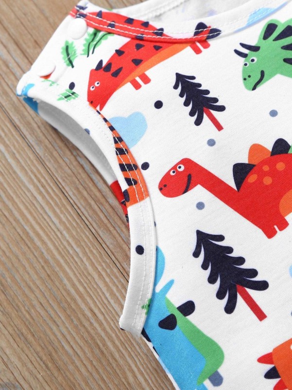 Baby Dinosaur Print Jumpsuit