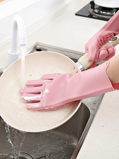 Silicone Dishwashing Gloves 1pair