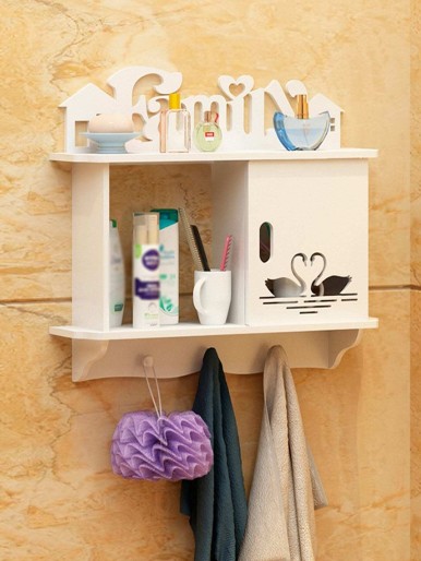 Hollow Multifunction Cantilever Wall Shelf