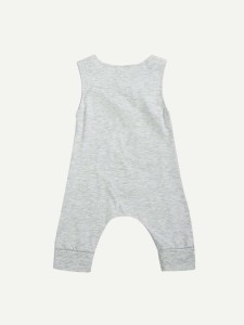 Toddler Boys Lightning Print Marled Jumpsuit