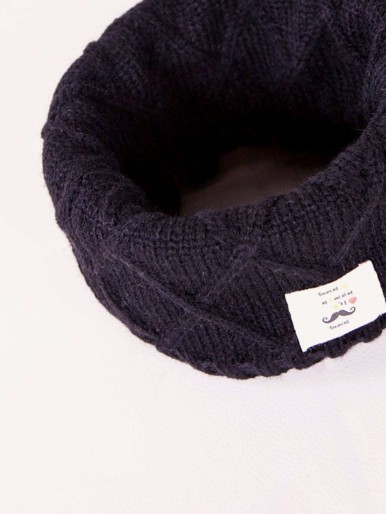 Toddler Kids Knit Ring Scarf