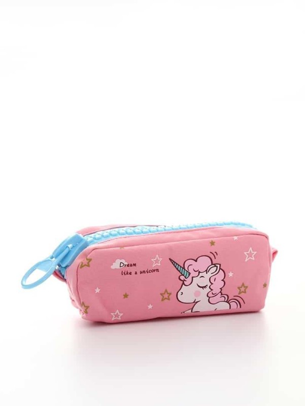 Unicorn Printed Pencil Case