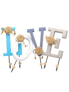 Wall Mounted Slogan Hanger 4pcs