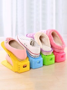 Random Color Double Layer Shoe Storage Rack 1pc