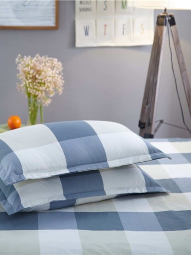 Plaid Pillowcase 1Pair