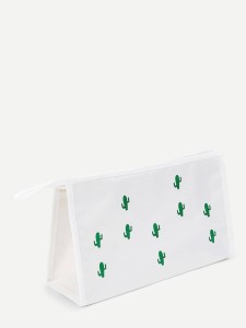 Cactus Print Clutch Bag