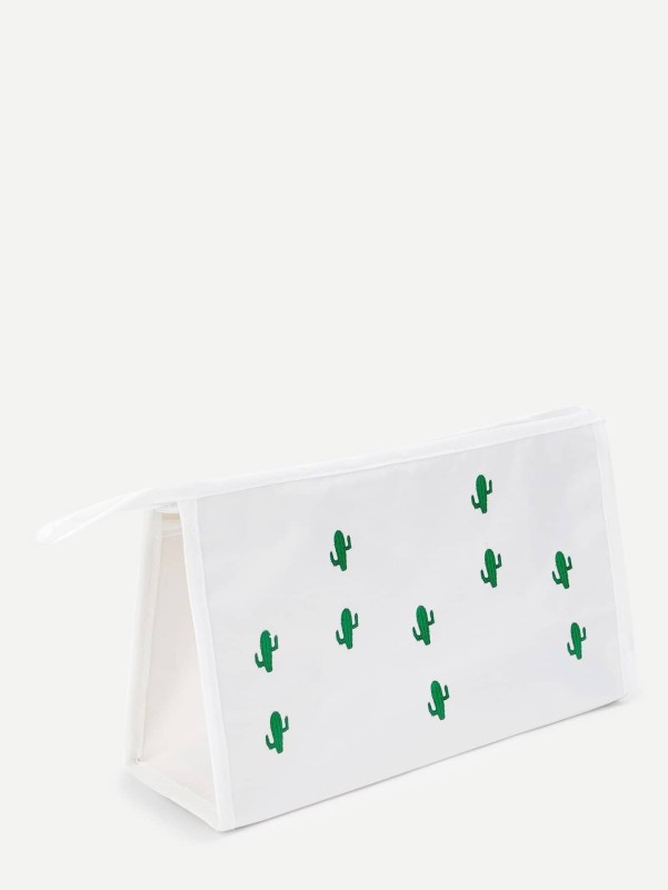 Cactus Print Clutch Bag