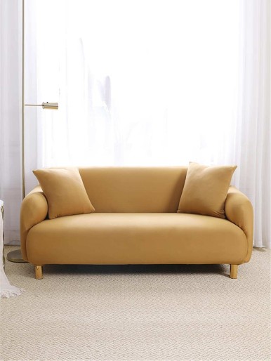 غطاء أريكة صلب قابل للتمدد بدون غطاء وسادة