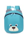 Girls Bear Design Canvas Backpack