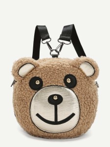 Girls Cartoon Bear Design Bag