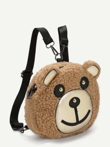 Girls Cartoon Bear Design Bag