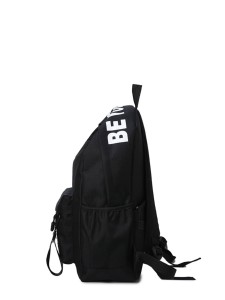 Kids Slogan Detail Nylon Backpack