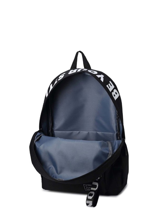 Kids Slogan Detail Nylon Backpack